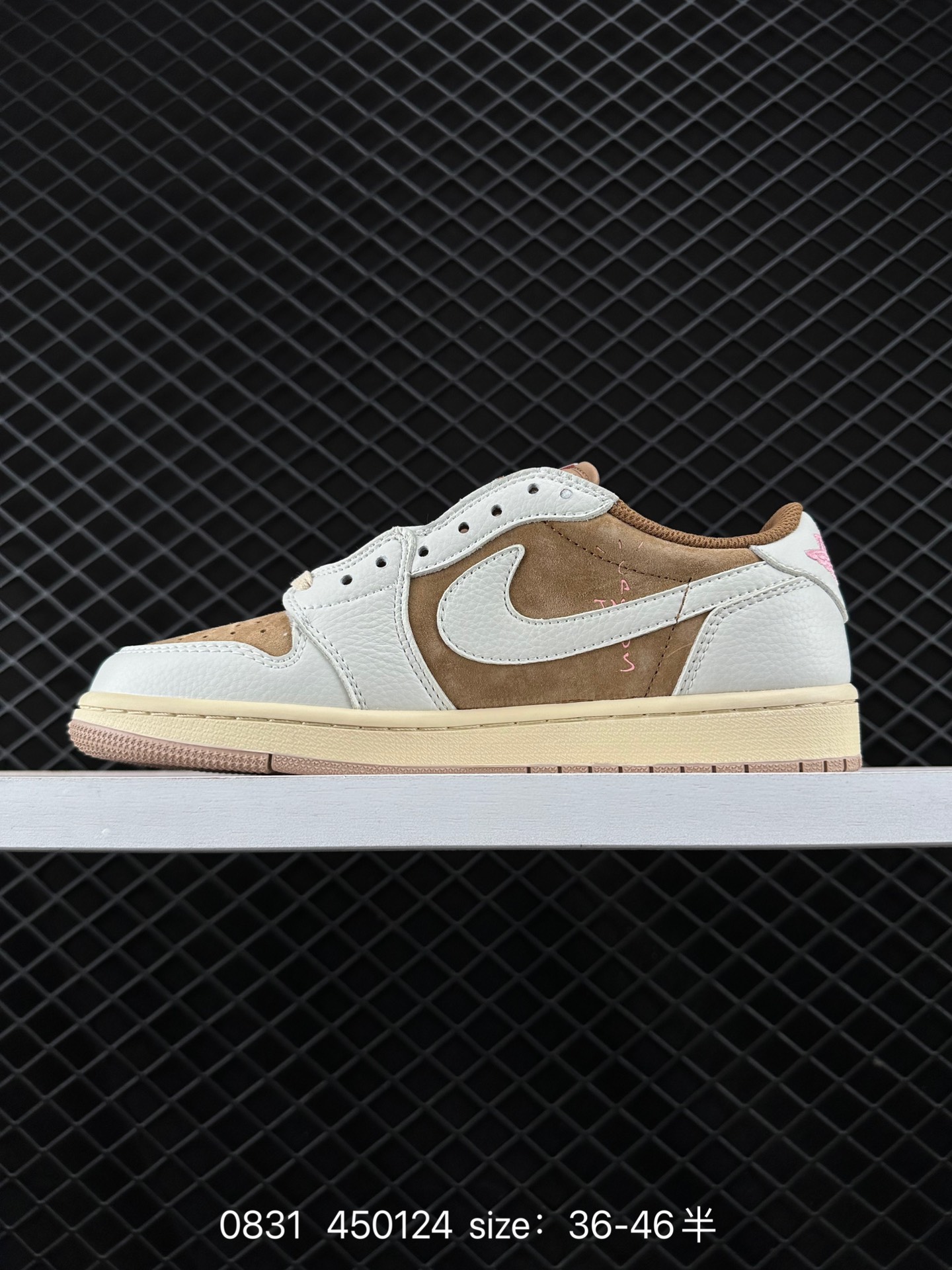 fragment design x Travis Scott x Nike Air Jordan 1 Low OG SP”Black/Green Toe“